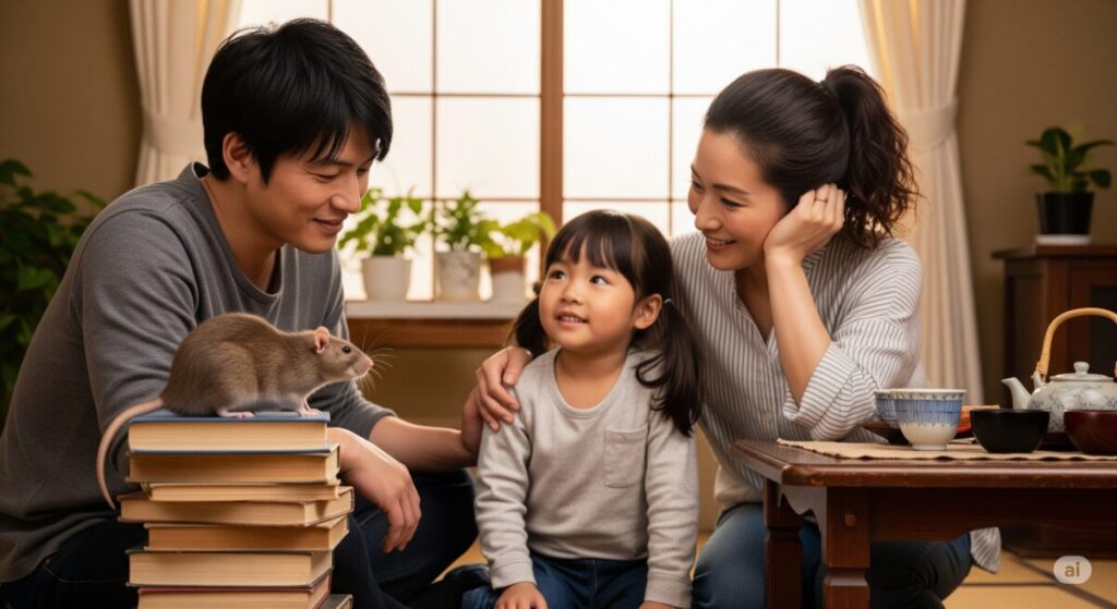 茶色ネズミが伝えるスピリチュアルな暗示