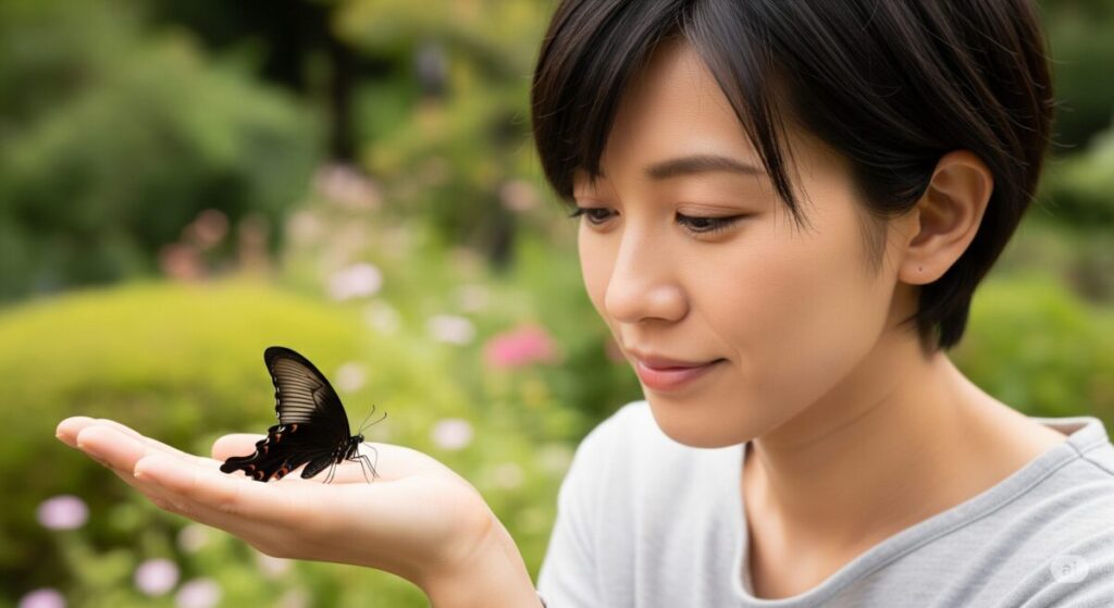 黒い蝶を見たときに実践したいこと