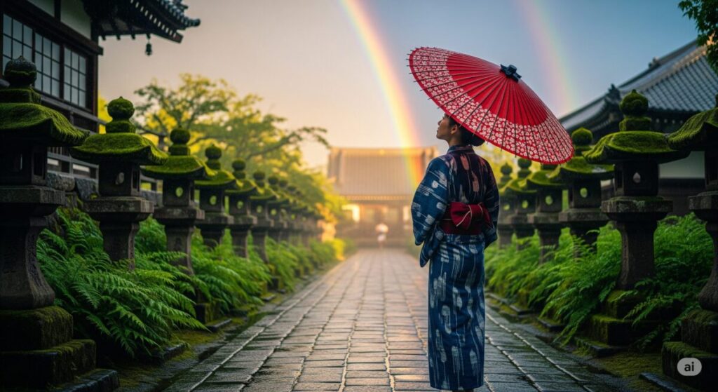 突然の雨や通り雨が伝えるメッセージ