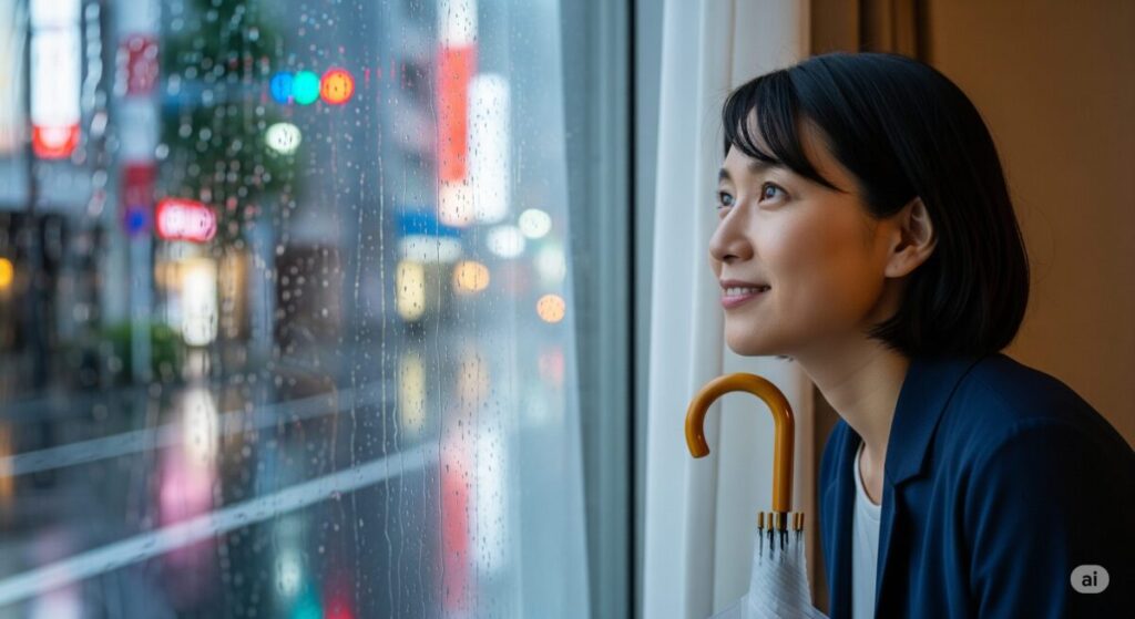 出かけようとすると雨が降る幸運のサイン
