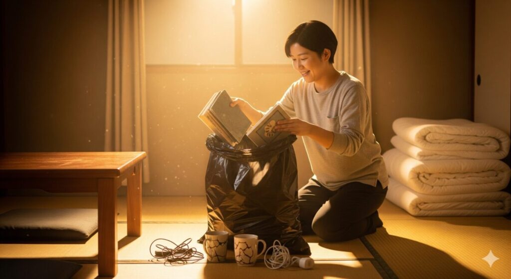 ものを捨ててスピリチュアルな波動を上げる
